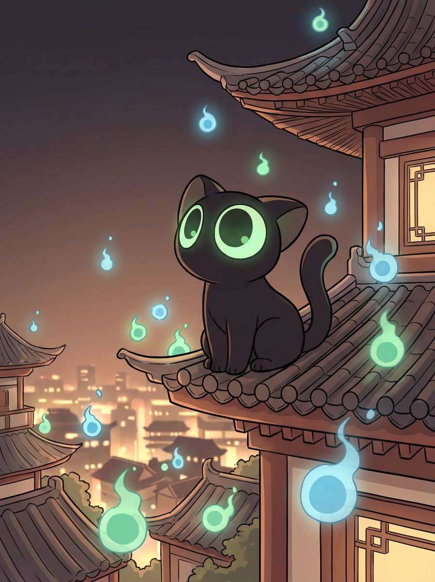 无限臀山动漫-灵猫夜行记原创动漫短片